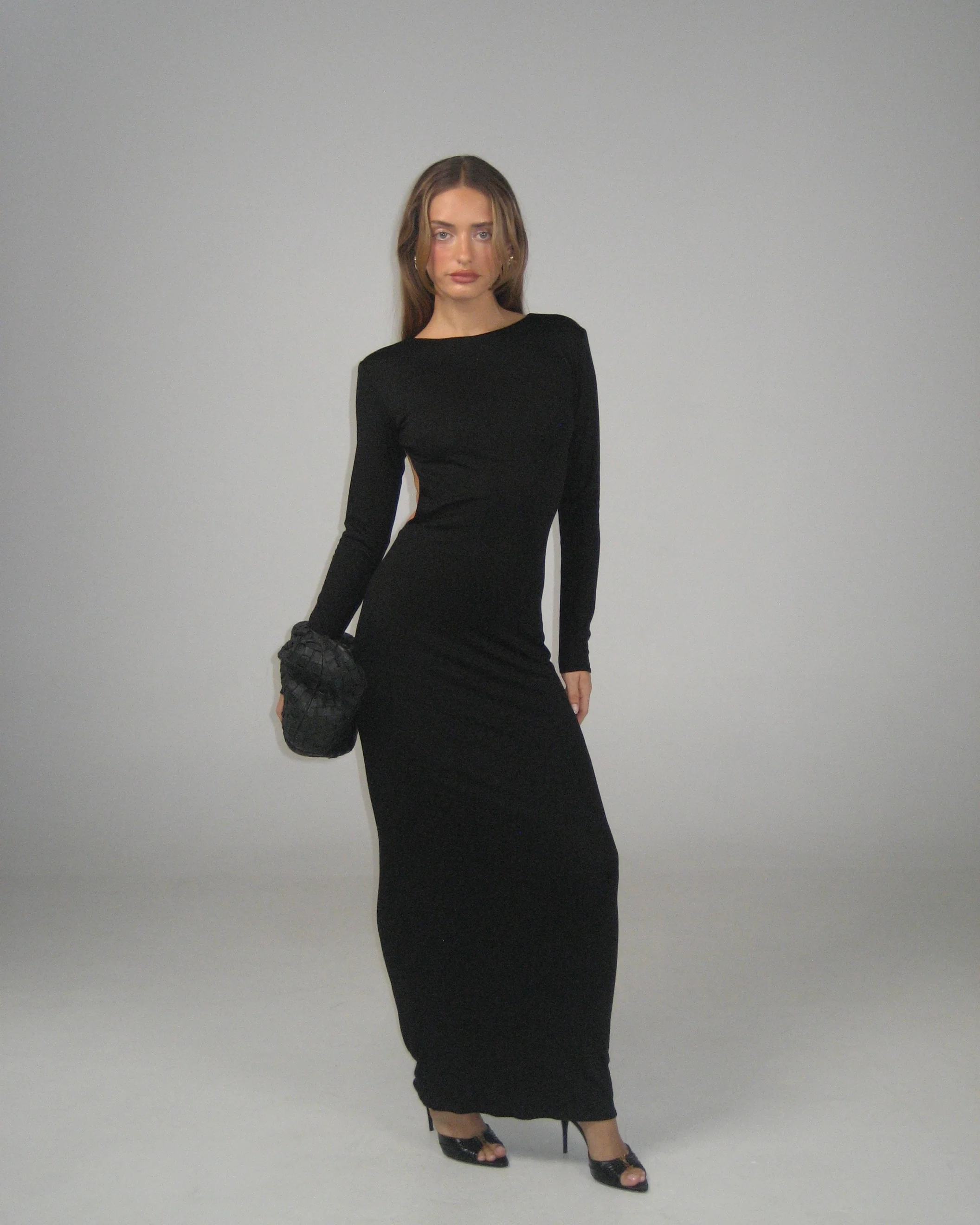Aisha Maxi Dress - Noir - Image 15