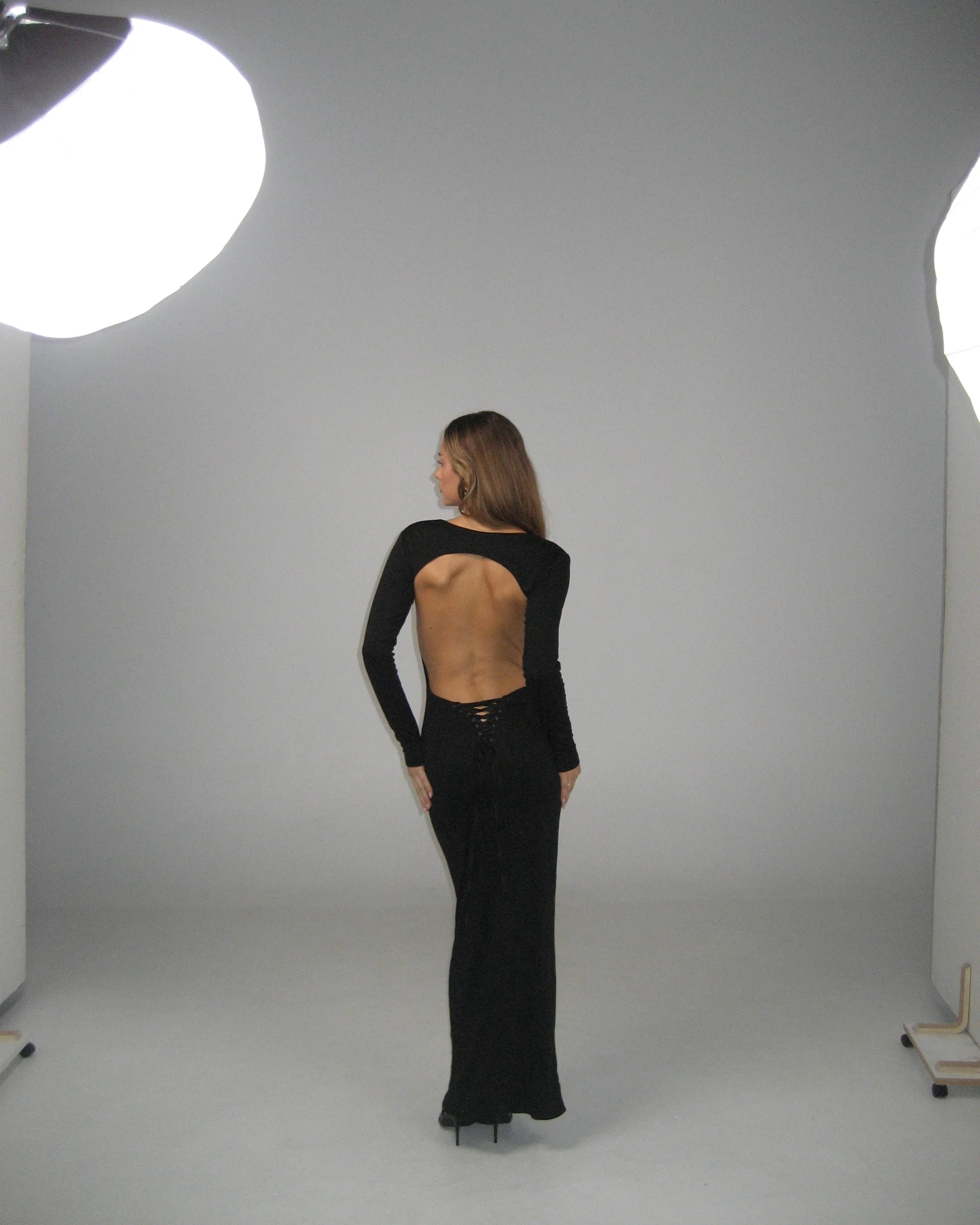 Aisha Maxi Dress - Noir - Image 18