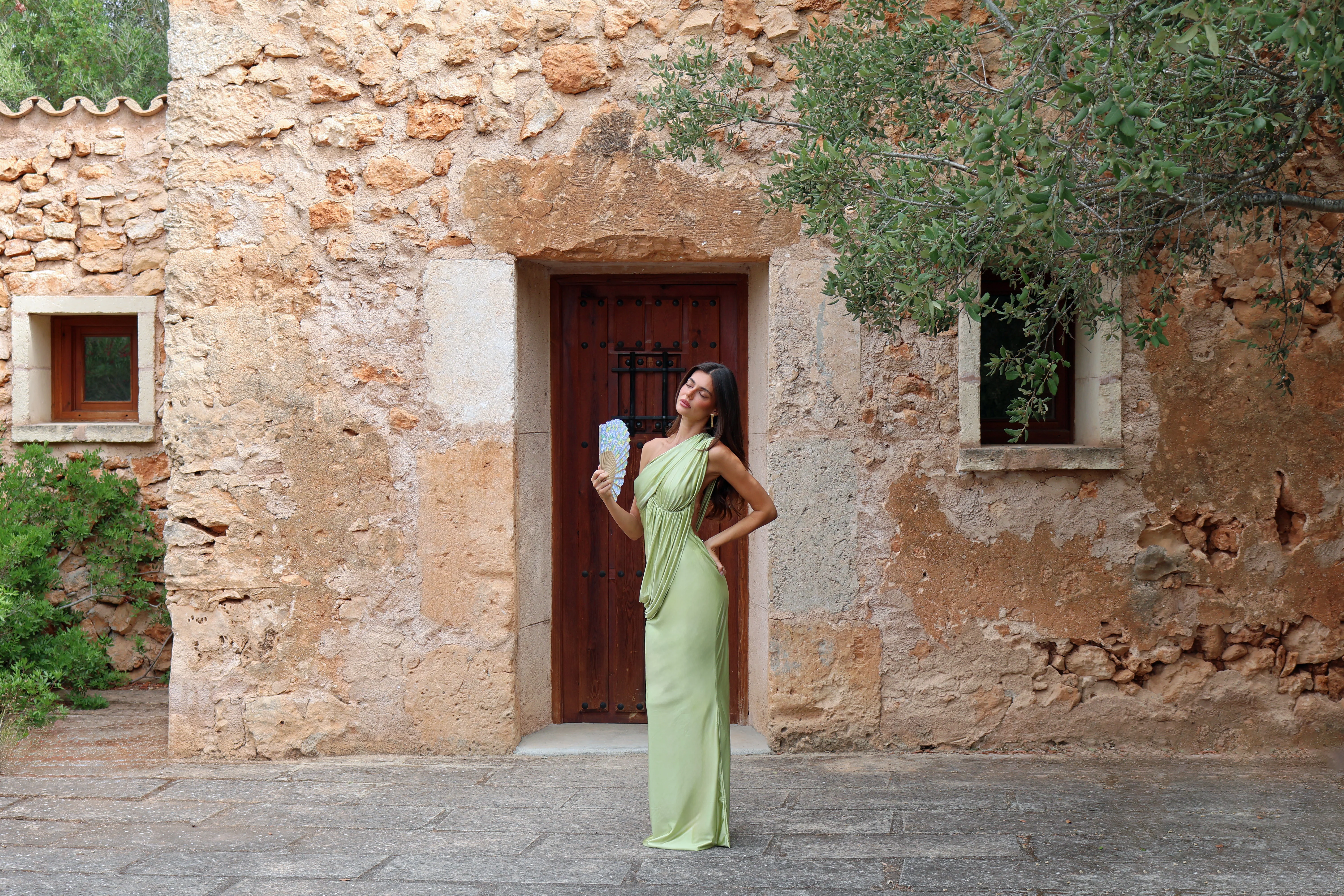 Alirrah Gown - Green - Image 17