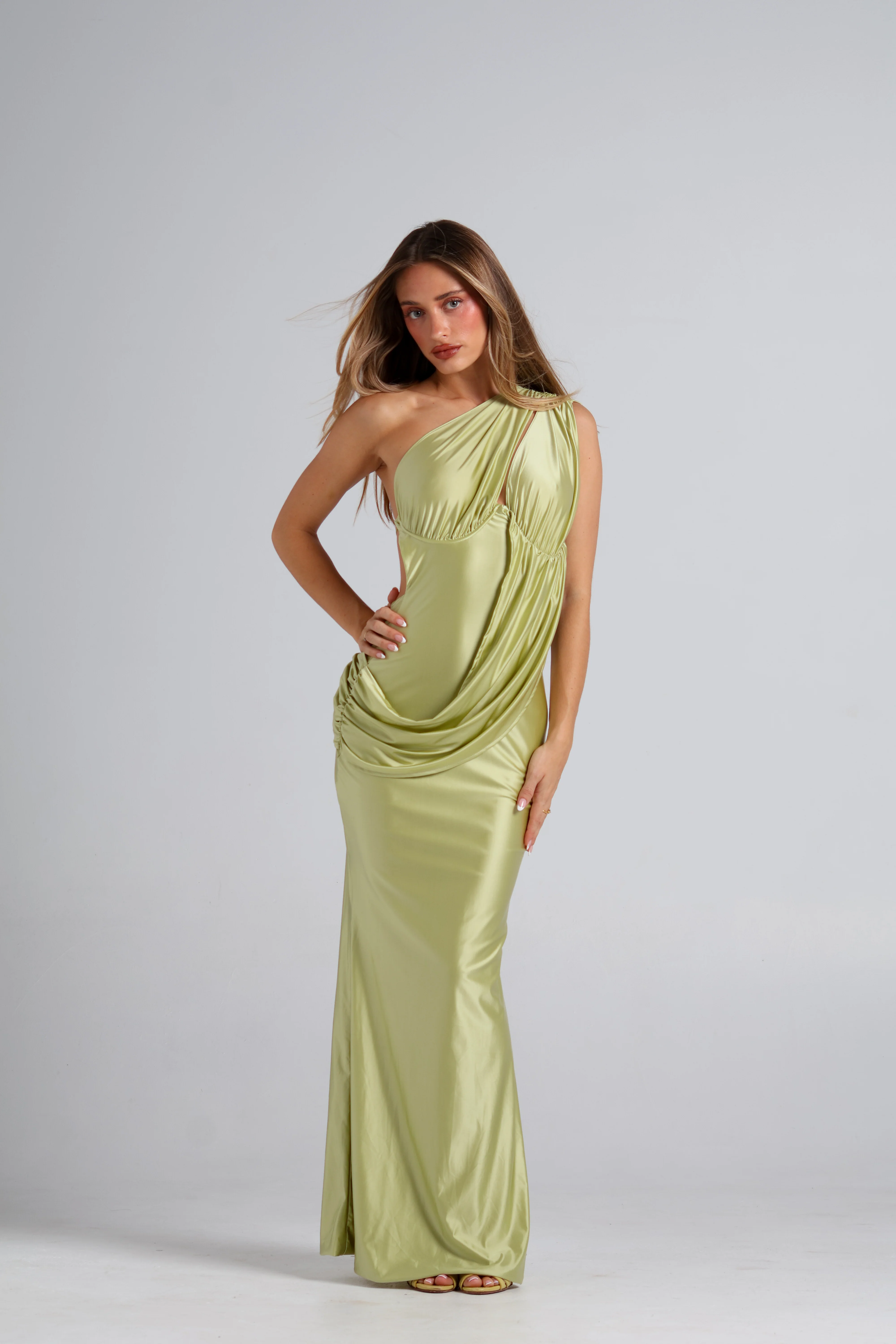 Alirrah Gown - Green - Image 3