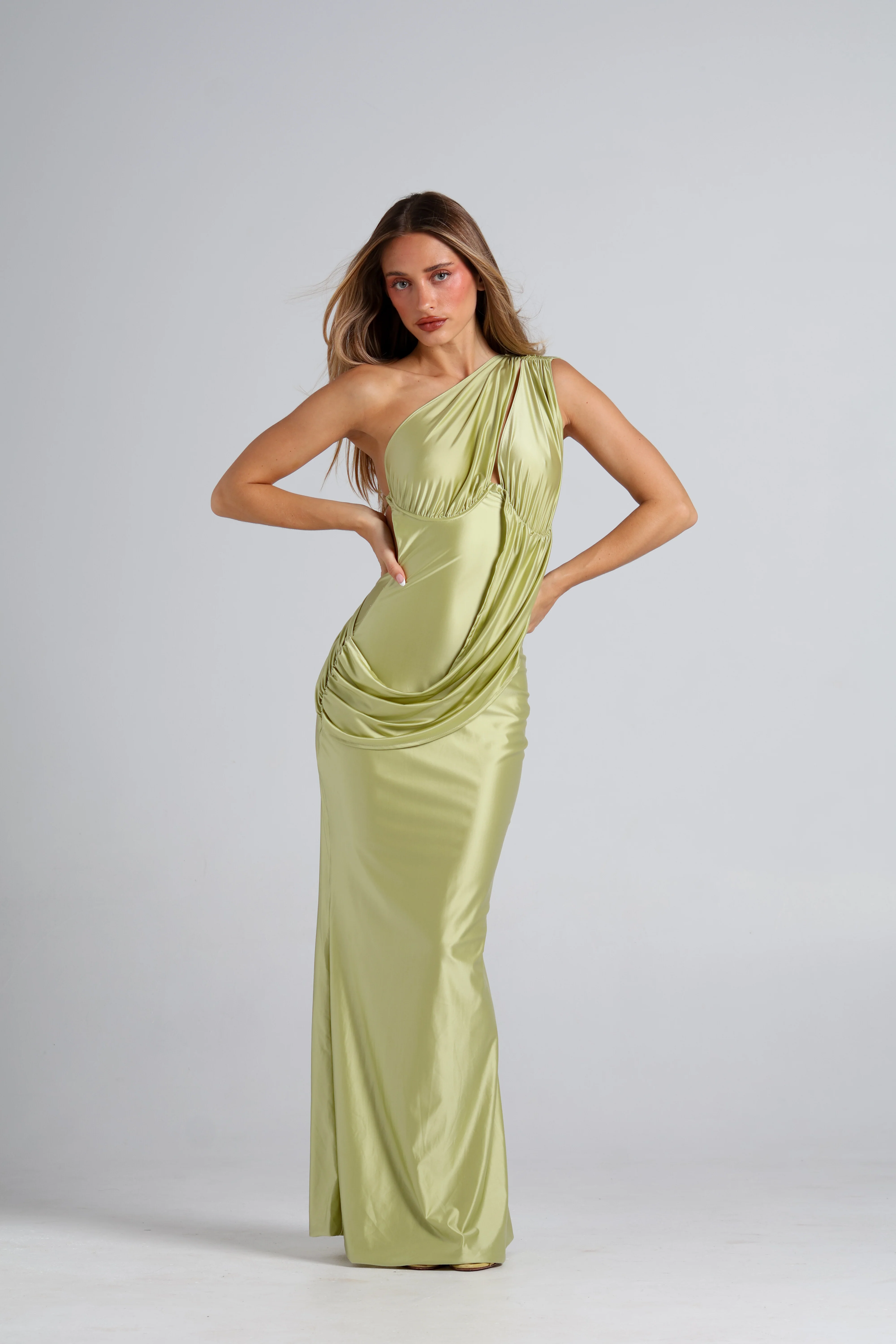Alirrah Gown - Green - Image 8