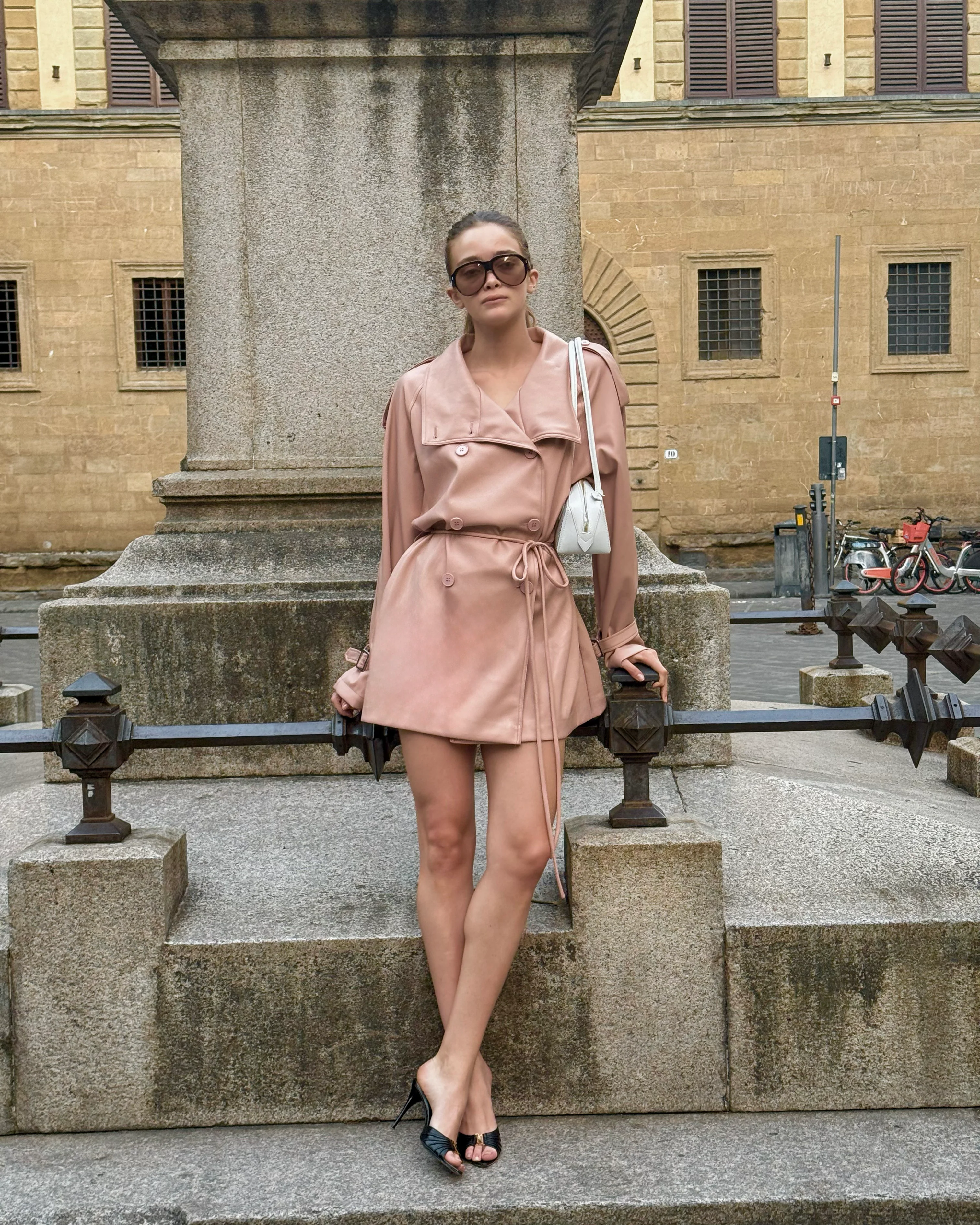 Birkin Mini Trench - Blush - Image 29