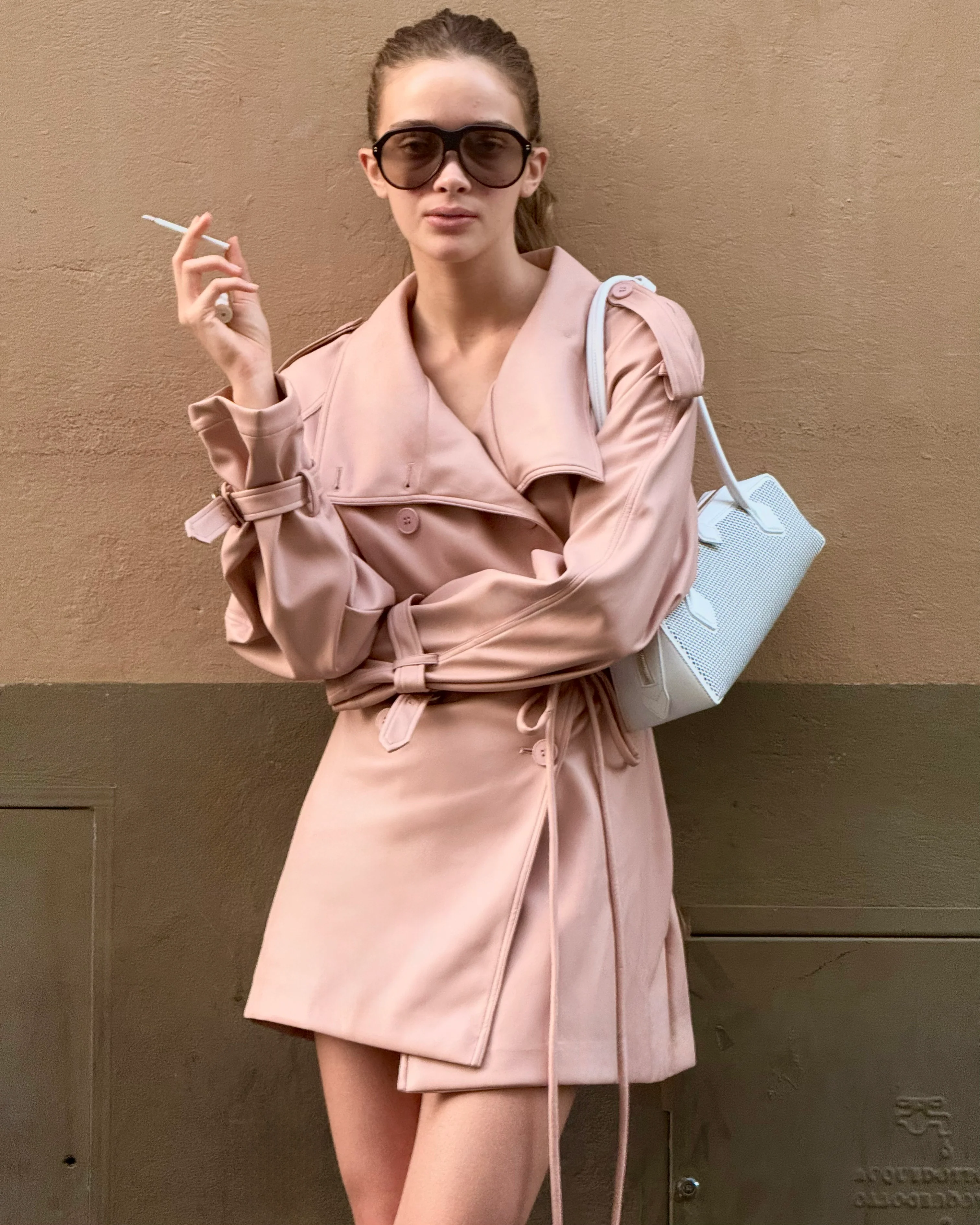 Birkin Mini Trench - Blush - Image 30