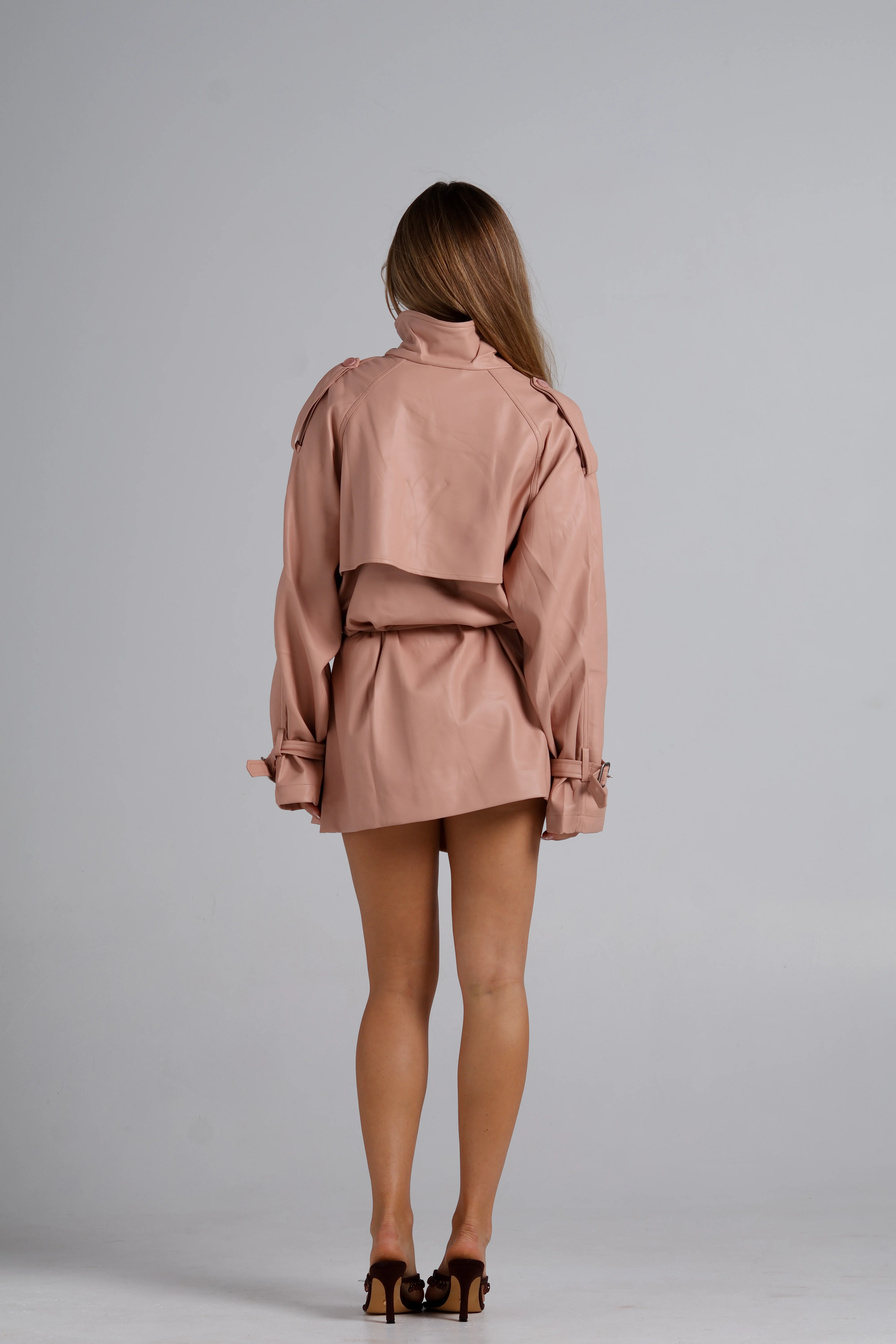 Birkin Mini Trench - Blush - Image 5
