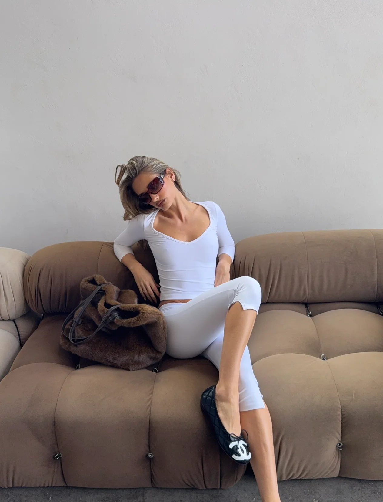Chiara V Neck - White - Image 6