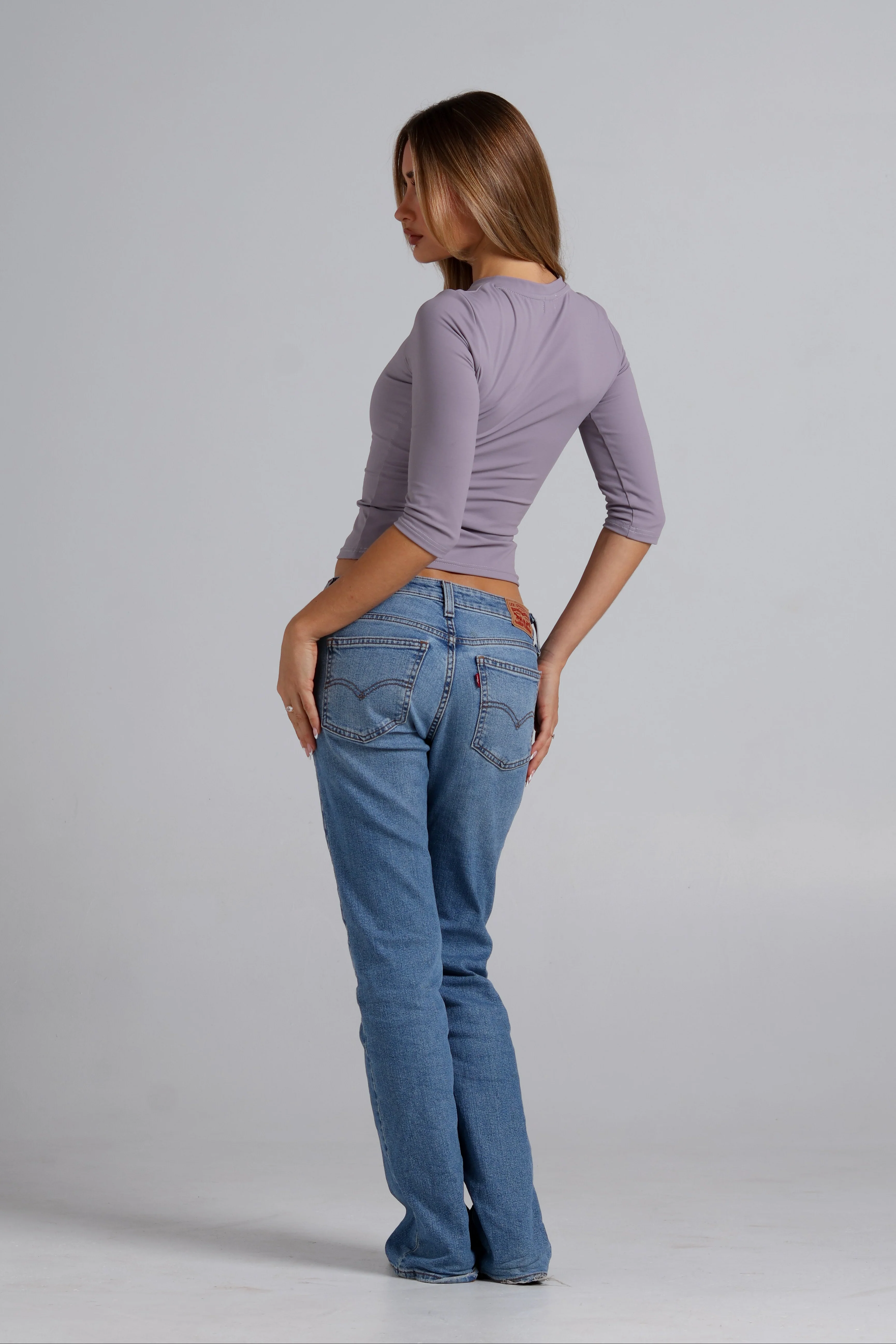 3/4 Daisey Top - Periwinkle - Image 5