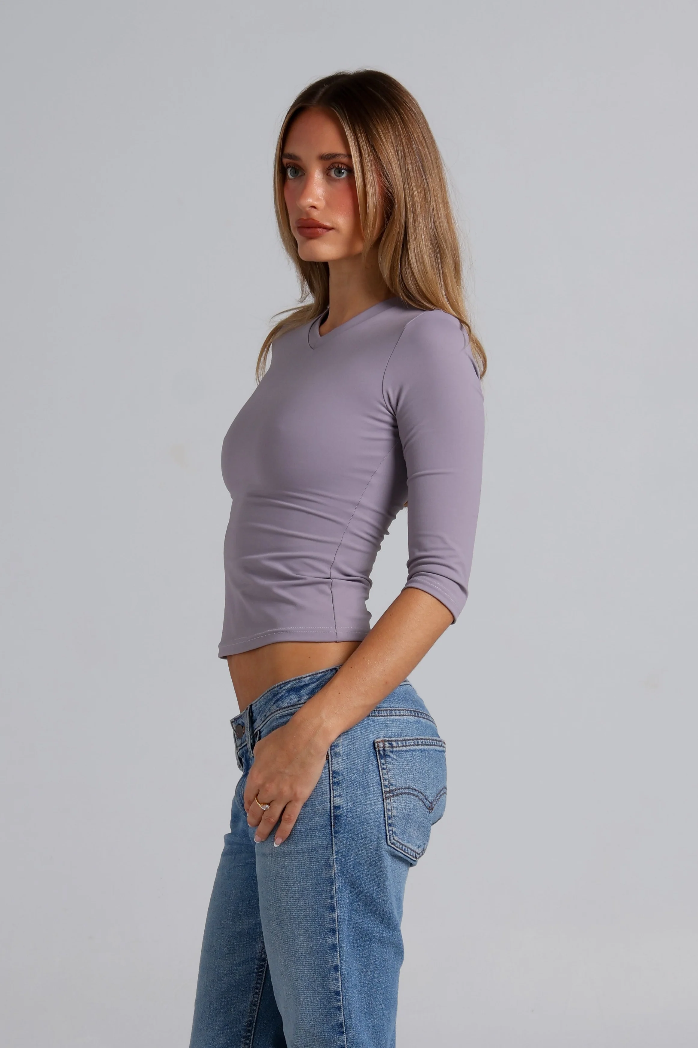3/4 Daisey Top - Periwinkle - Image 7