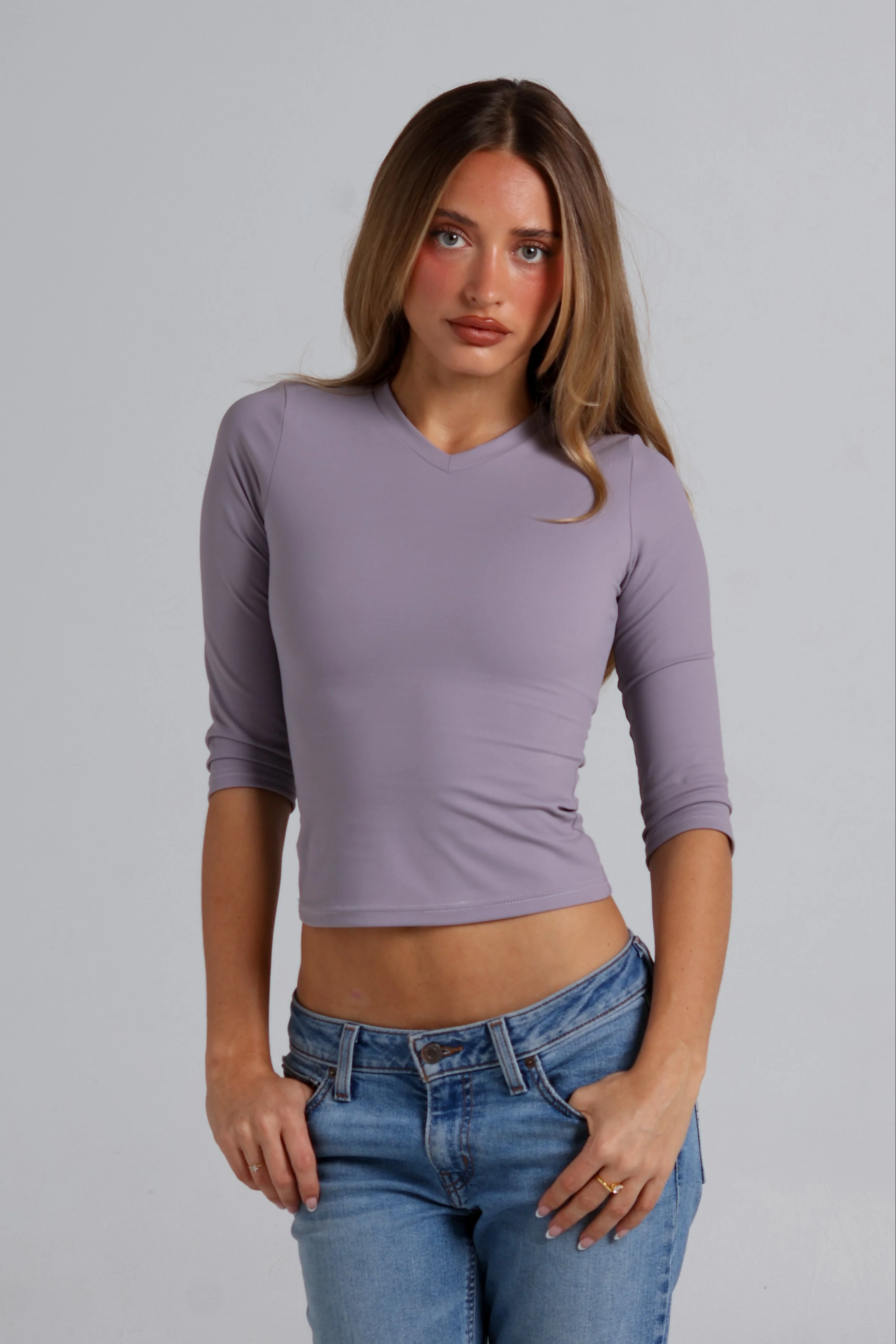 3/4 Daisey Top - Periwinkle - Image 8