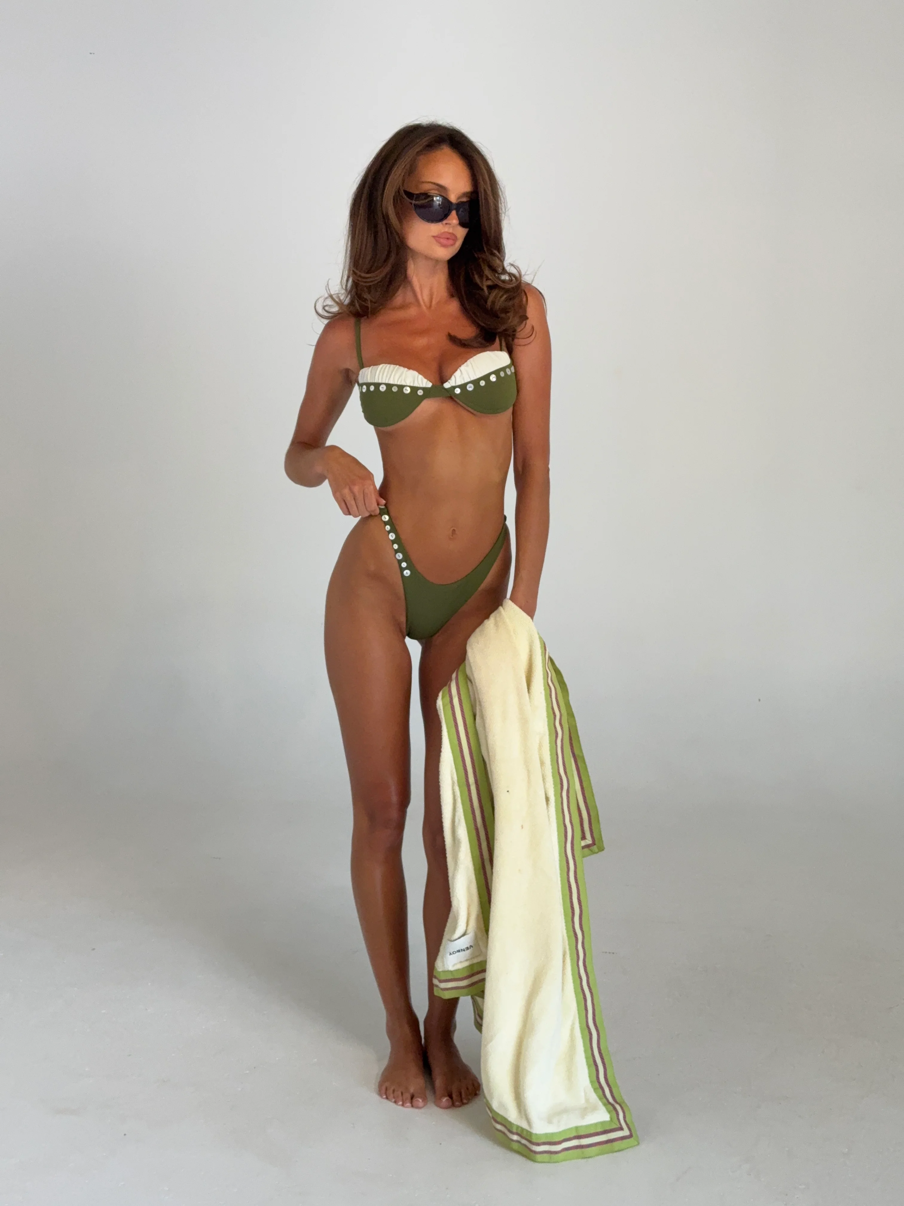 Deia Bikini Top - Khaki - Image 7