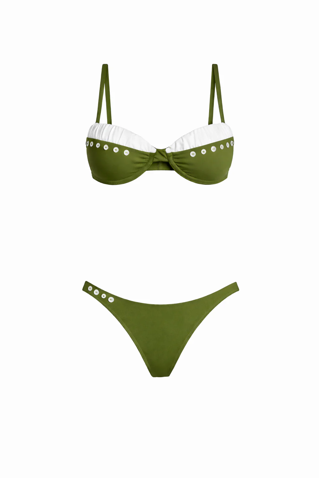 Deia Bikini Top - Khaki - Image 5