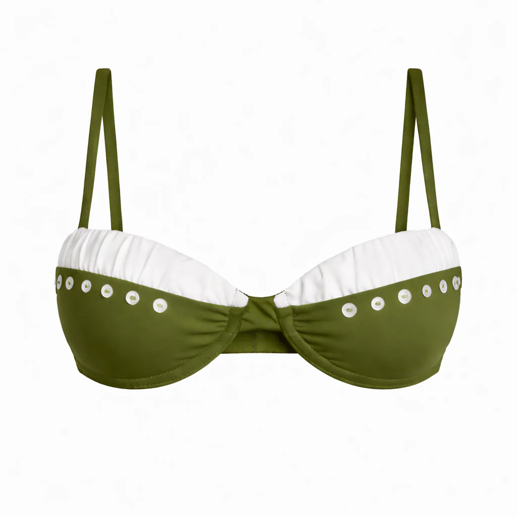 Deia Bikini Top - Khaki - Image 3
