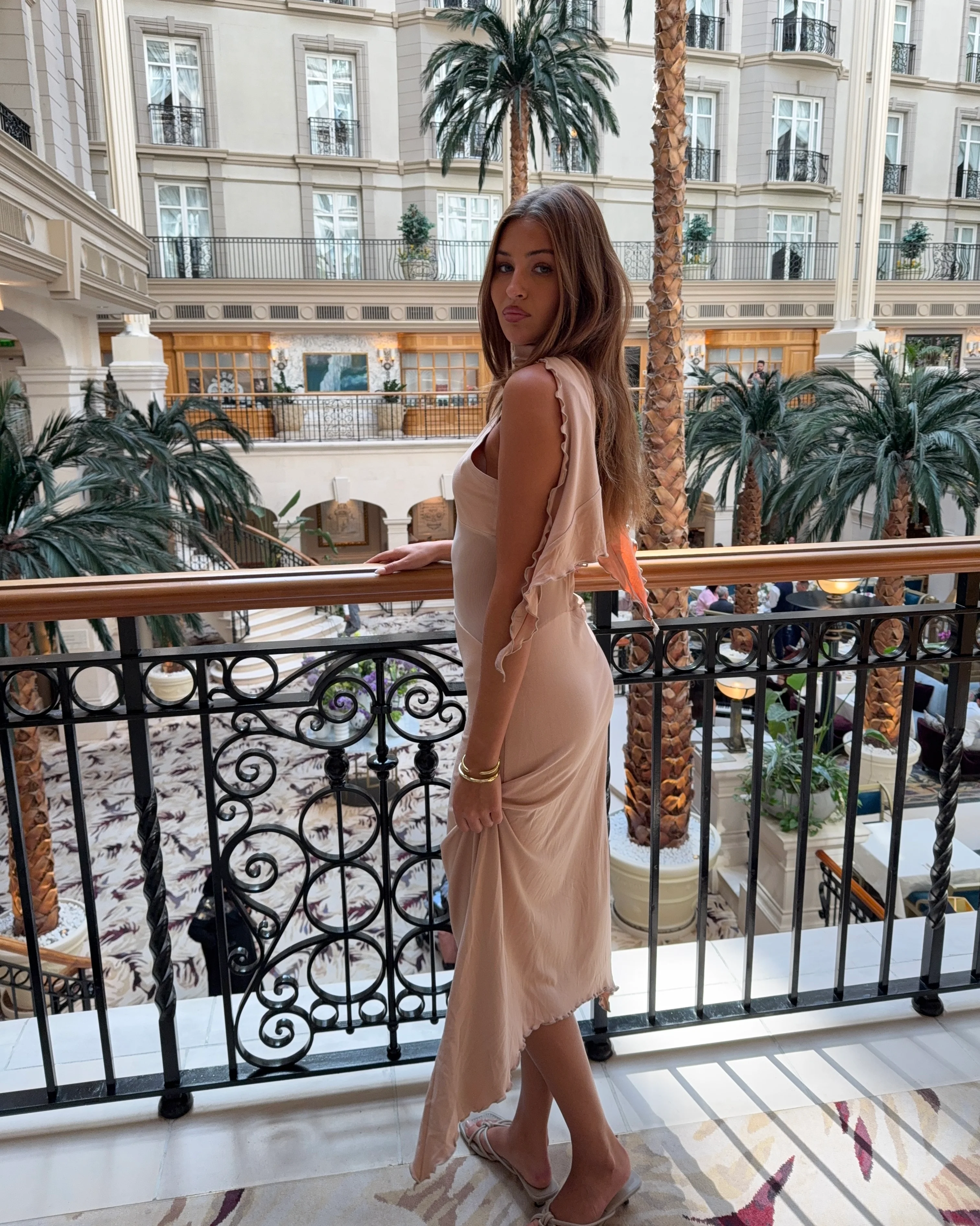 Evelyn Dress - Dusty Pink - Image 23