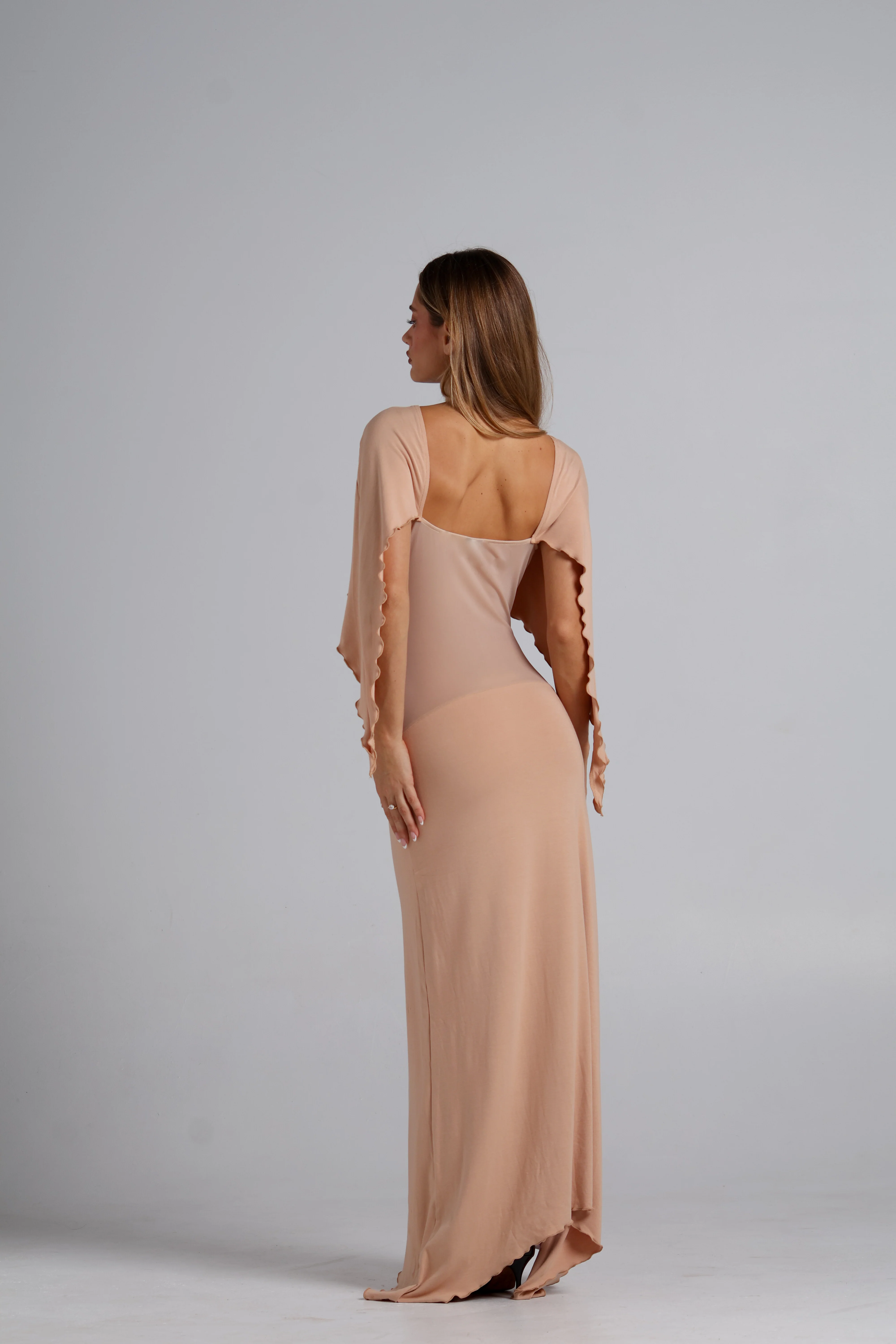 Evelyn Dress - Dusty Pink - Image 4