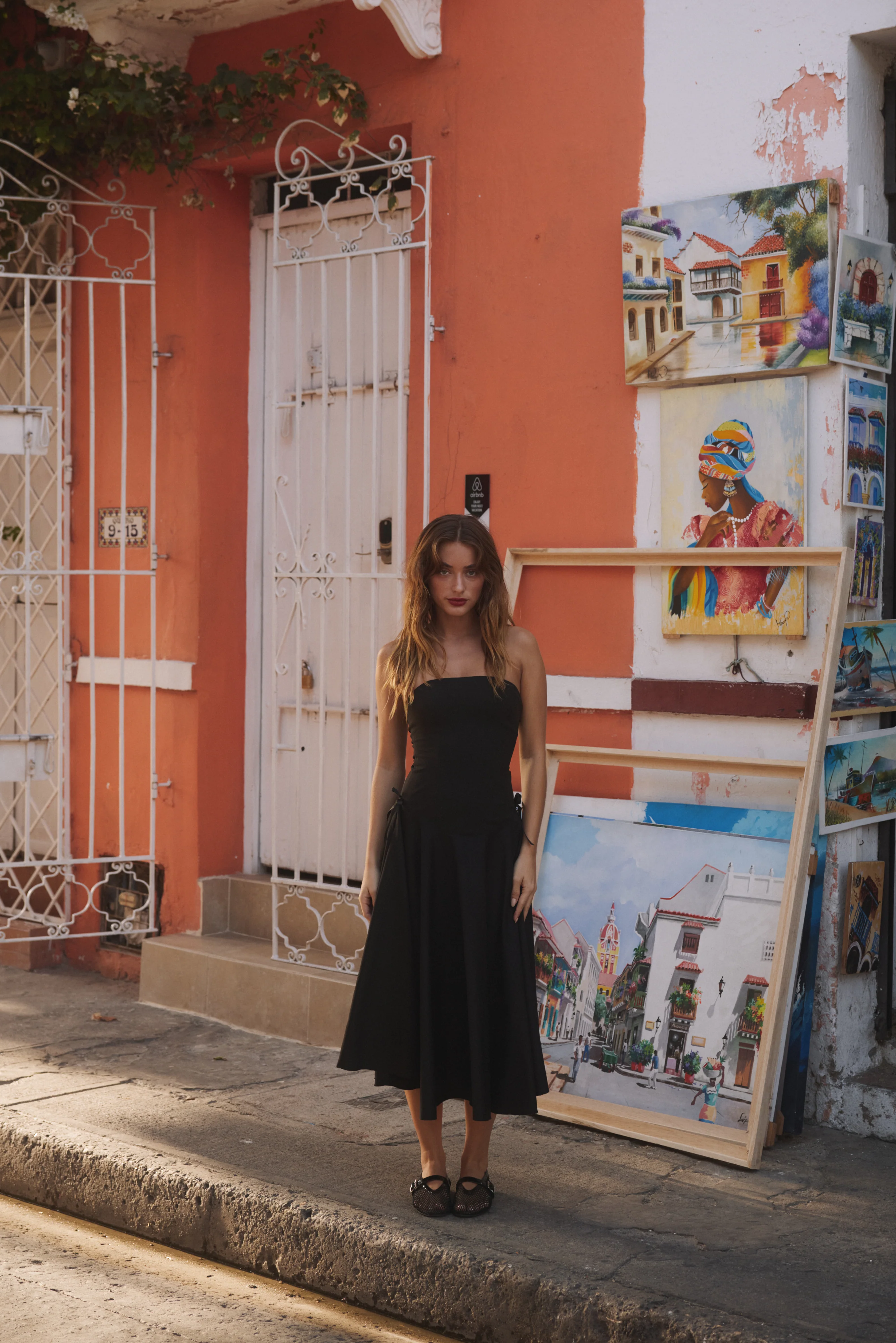 Kittie Maxi Dress - Noir - Image 13
