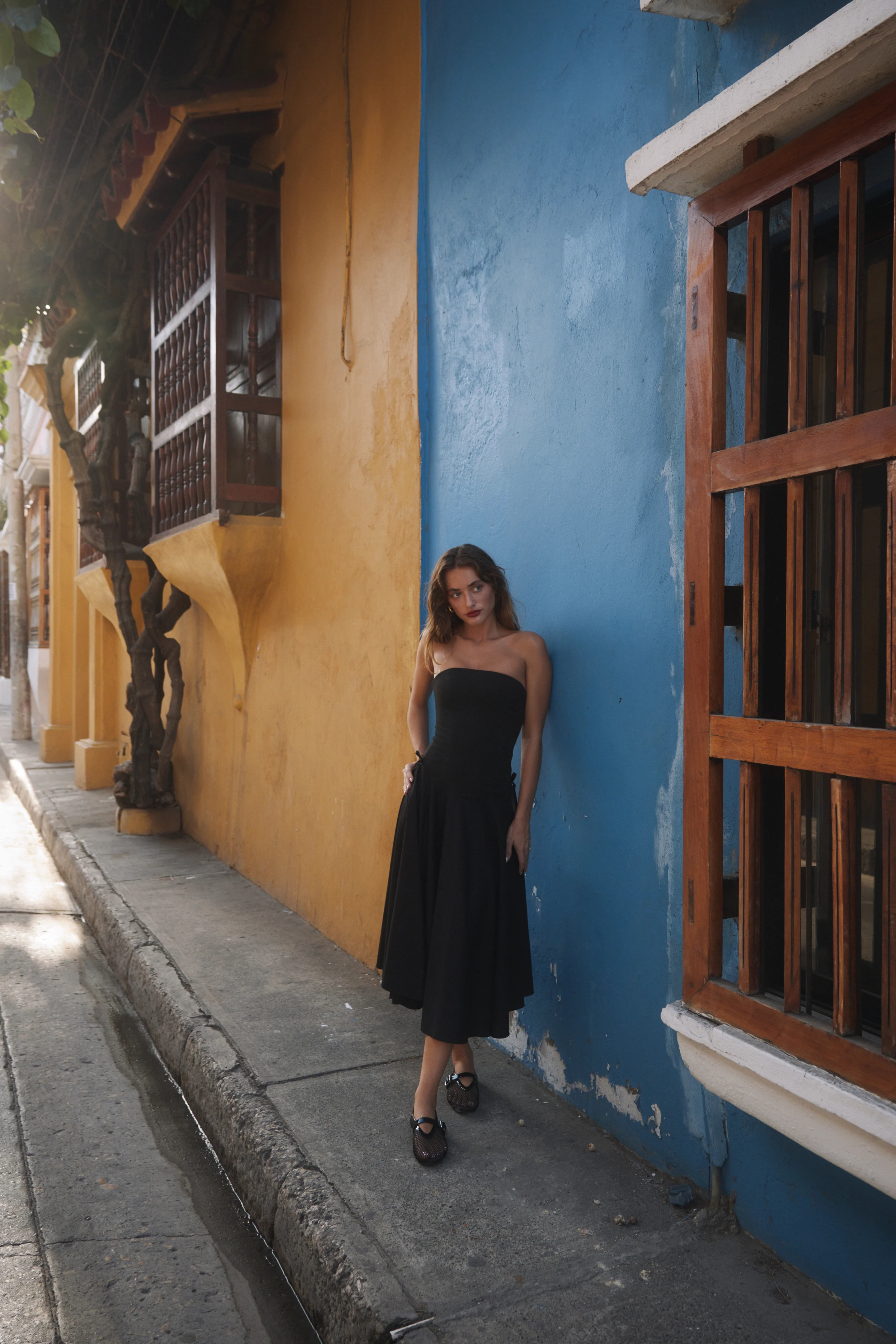 Kittie Maxi Dress - Noir - Image 9
