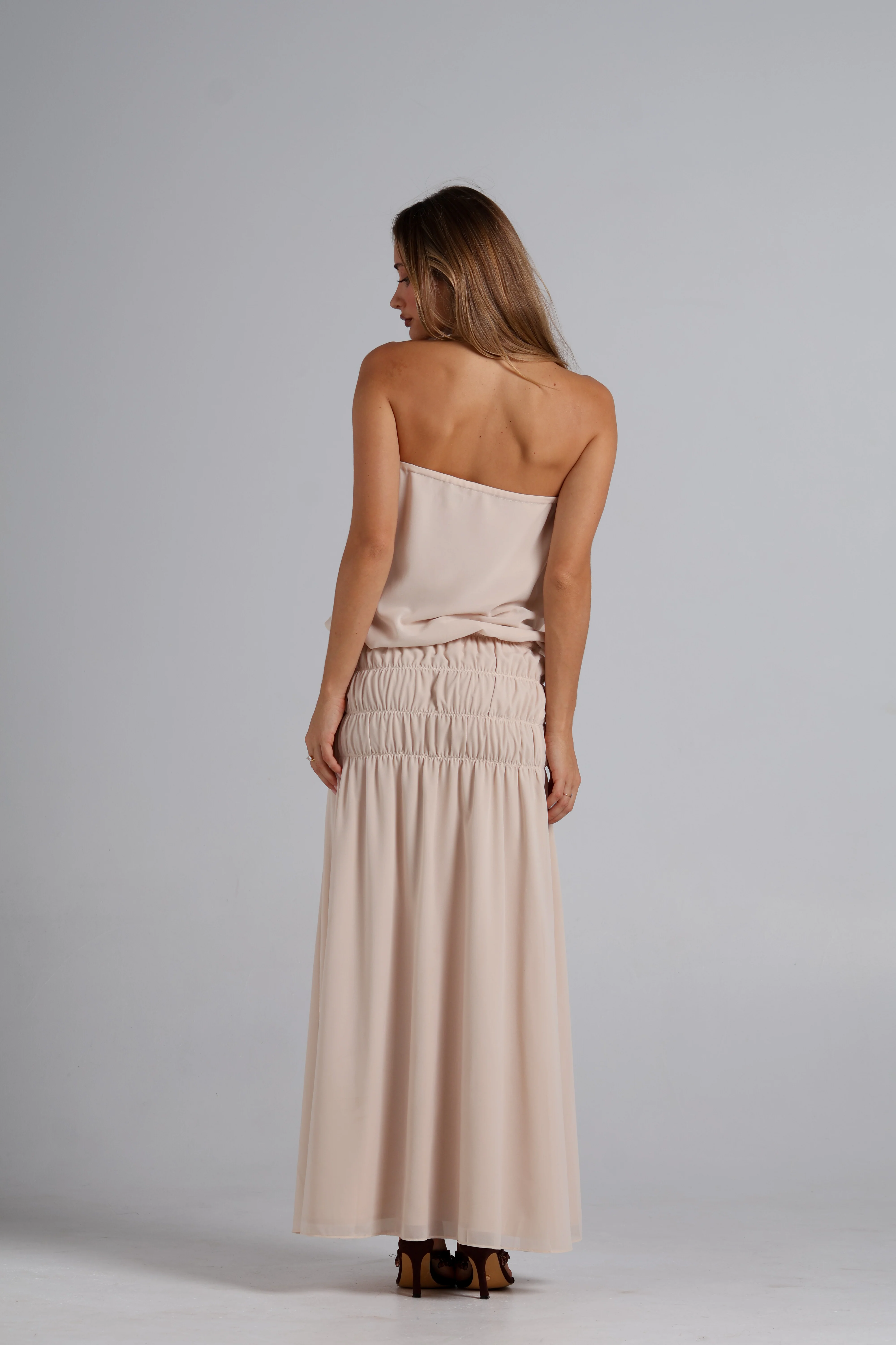 Manila Maxi Dress - Cream - Image 5