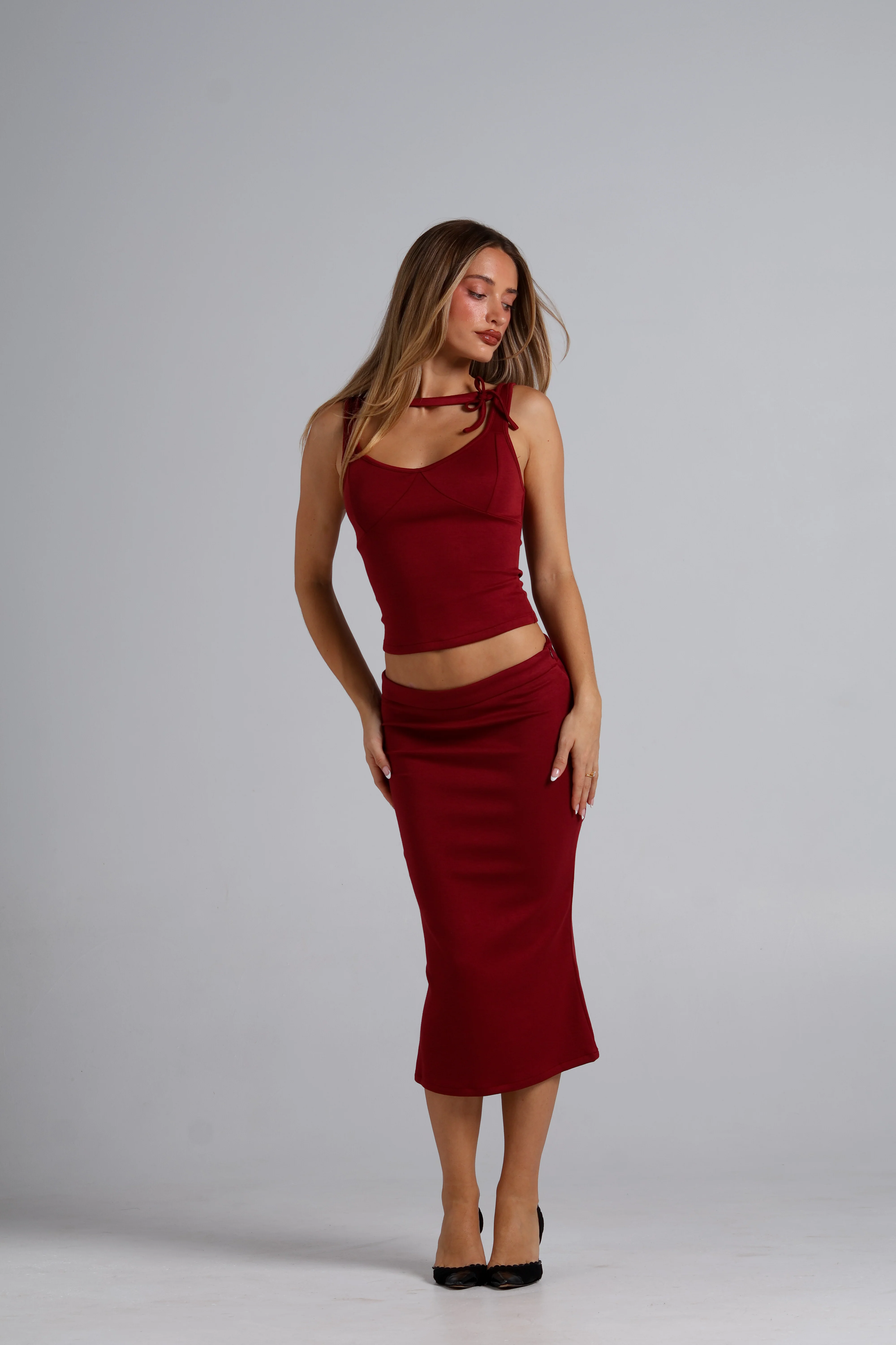 Mila Top - Deep Red - Image 6