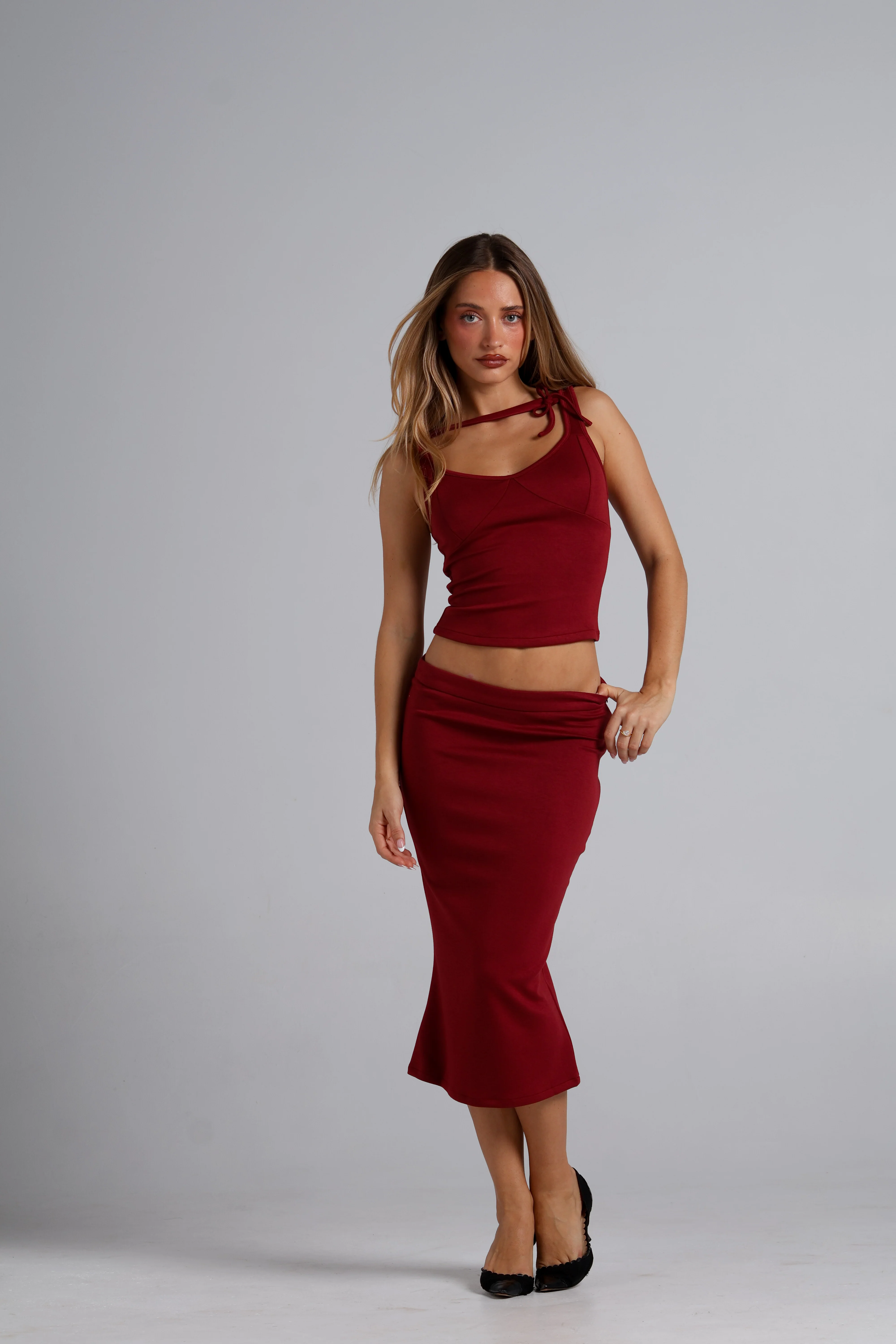 Mila Top - Deep Red - Image 8