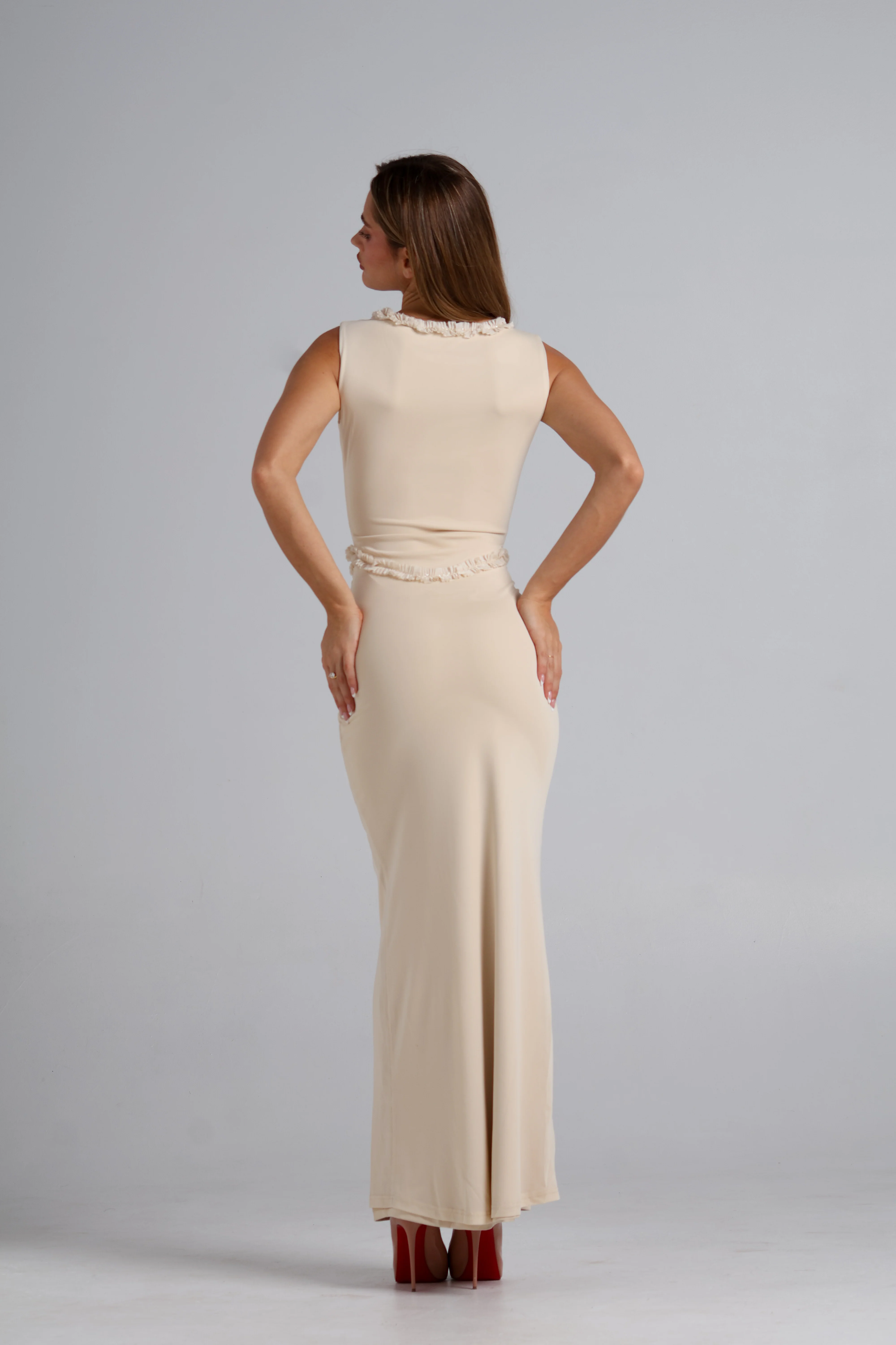 Miro Maxi Dress - Butter - Image 3