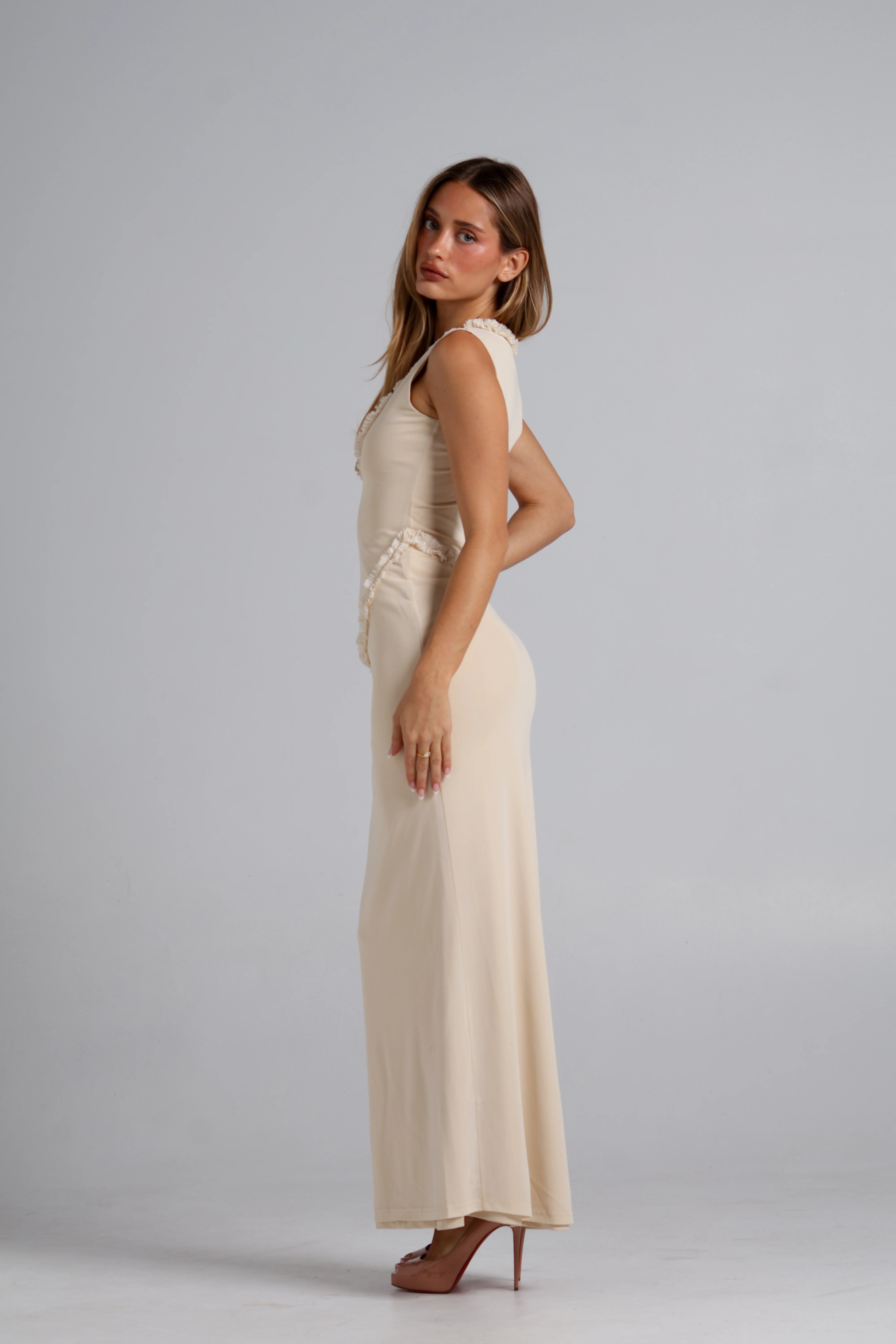 Miro Maxi Dress - Butter - Image 6