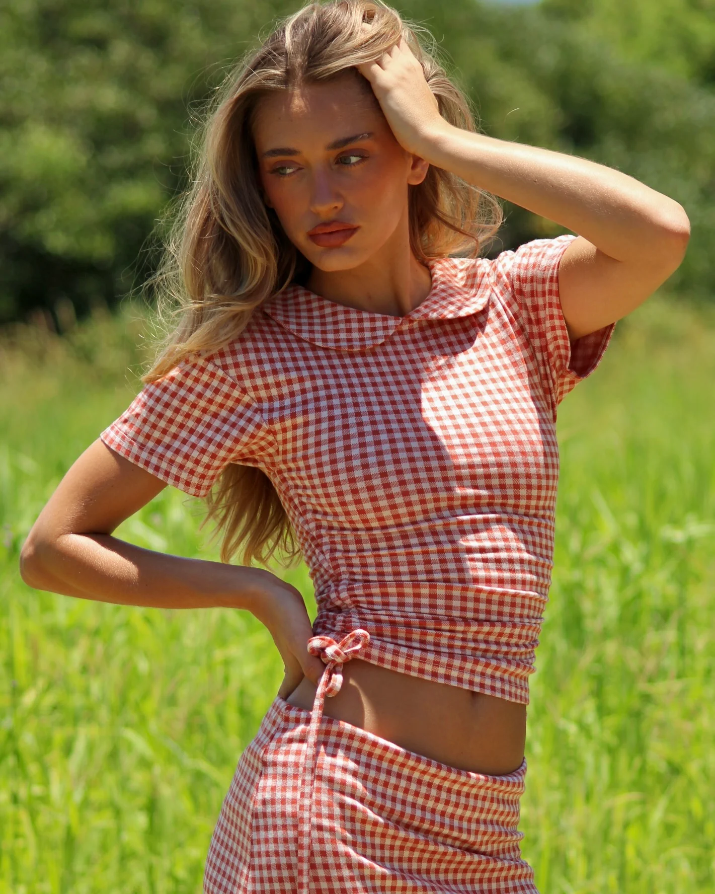 Woods Shirt - Red Gingham - Image 19