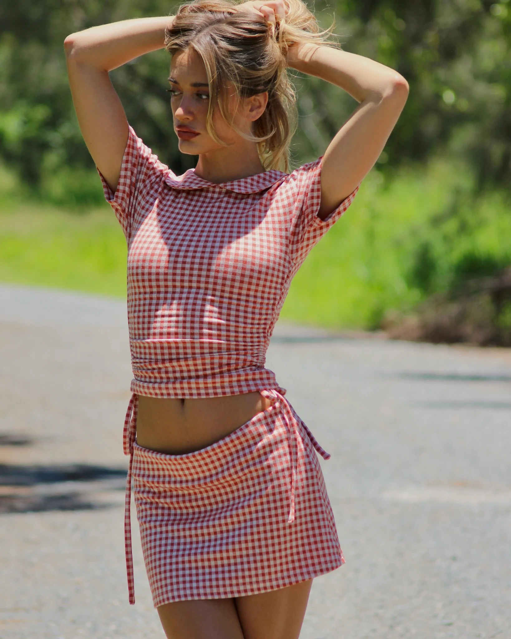 Woods Shirt - Red Gingham - Image 20