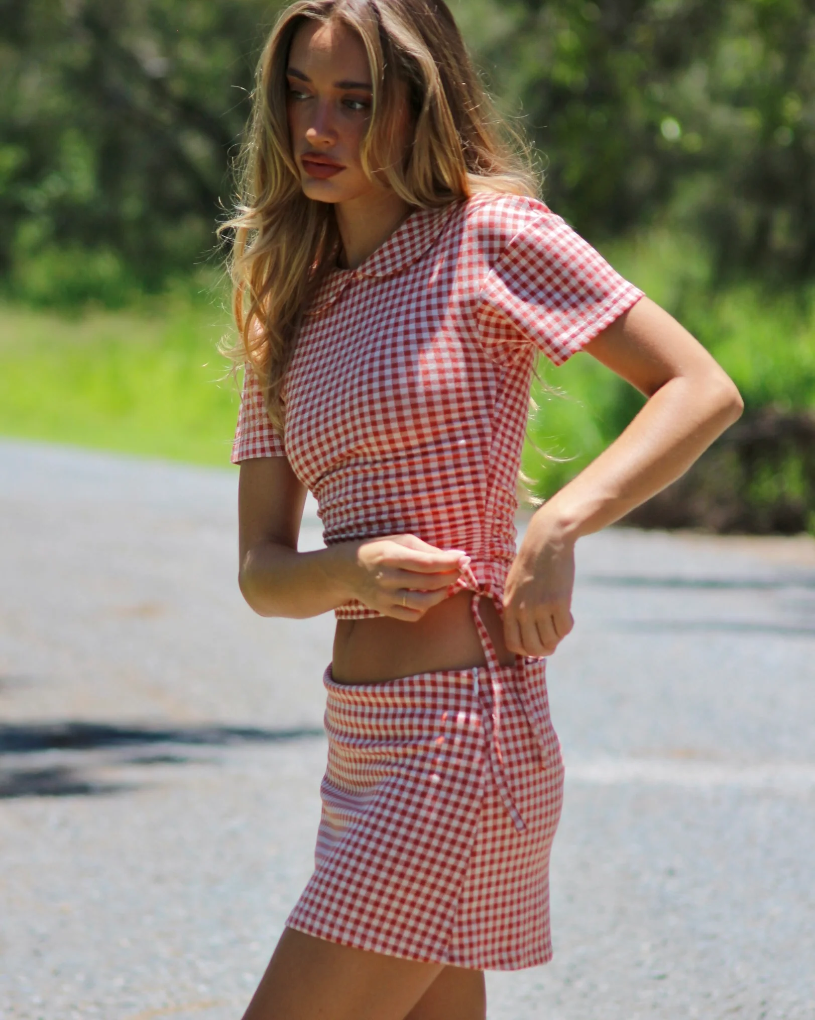 Woods Shirt - Red Gingham - Image 22